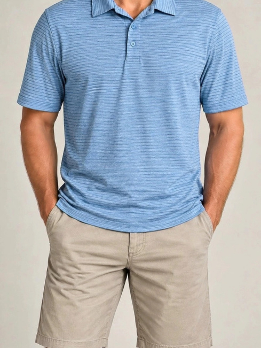 Adidas Men's Striped Polo Blue Size XL